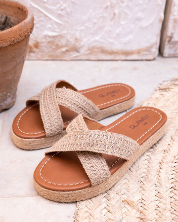 Gaia Slippers in Havane