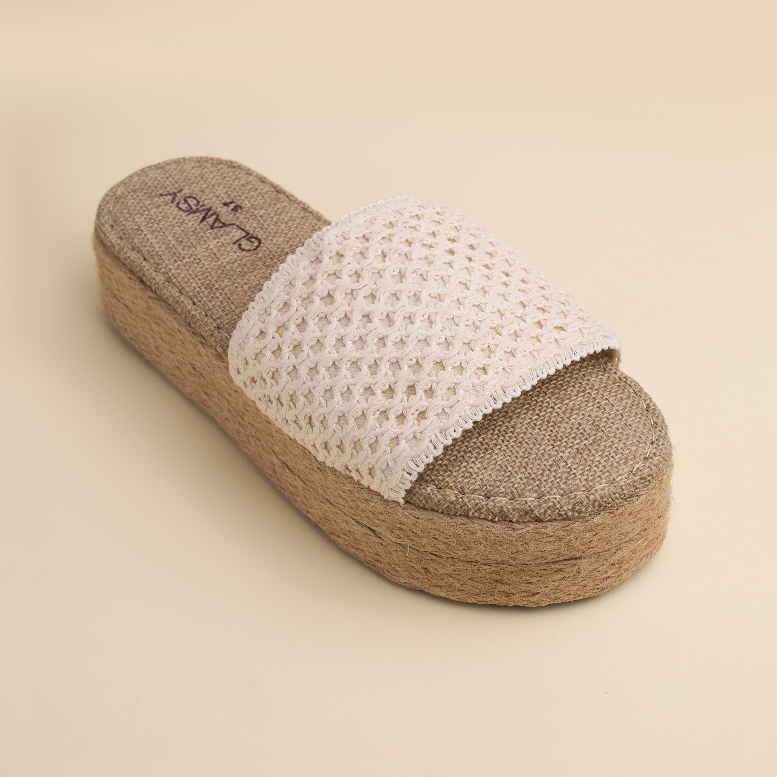 MAIA Slippers (Platform) — handcrafted women's slippers from Glamsy Egypt