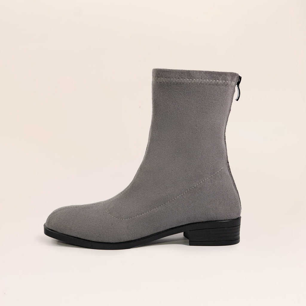 Flora Boots (Suede) — handcrafted women's boots from Glamsy Egypt