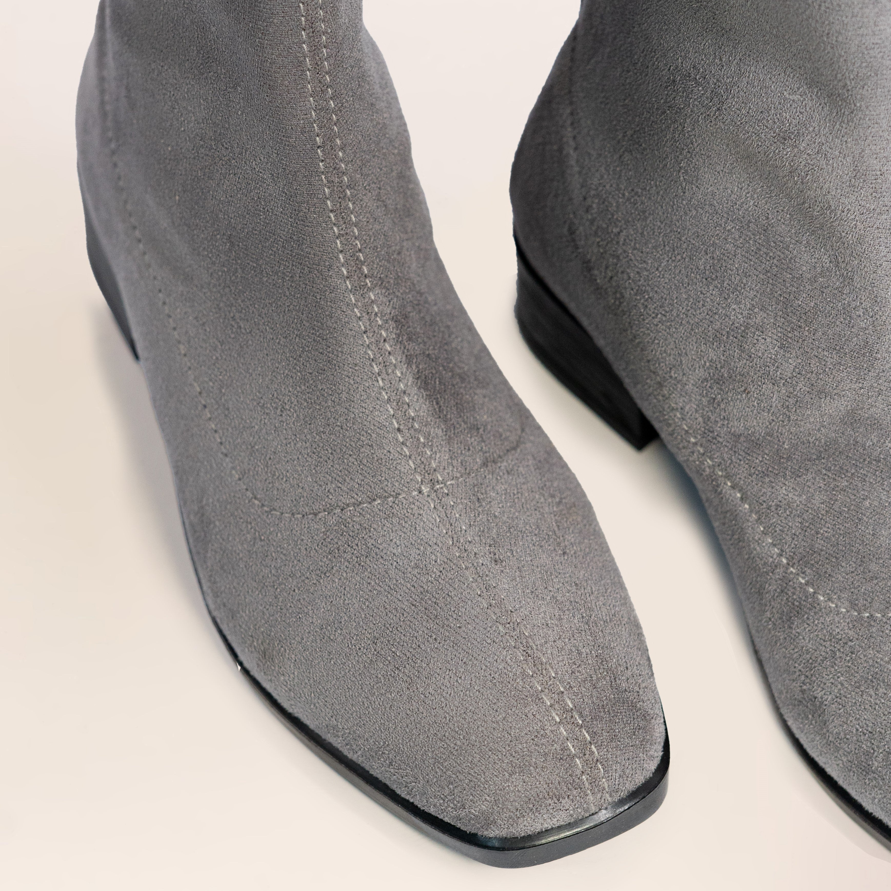 Flora Boots (Suede) — handcrafted women's boots from Glamsy Egypt