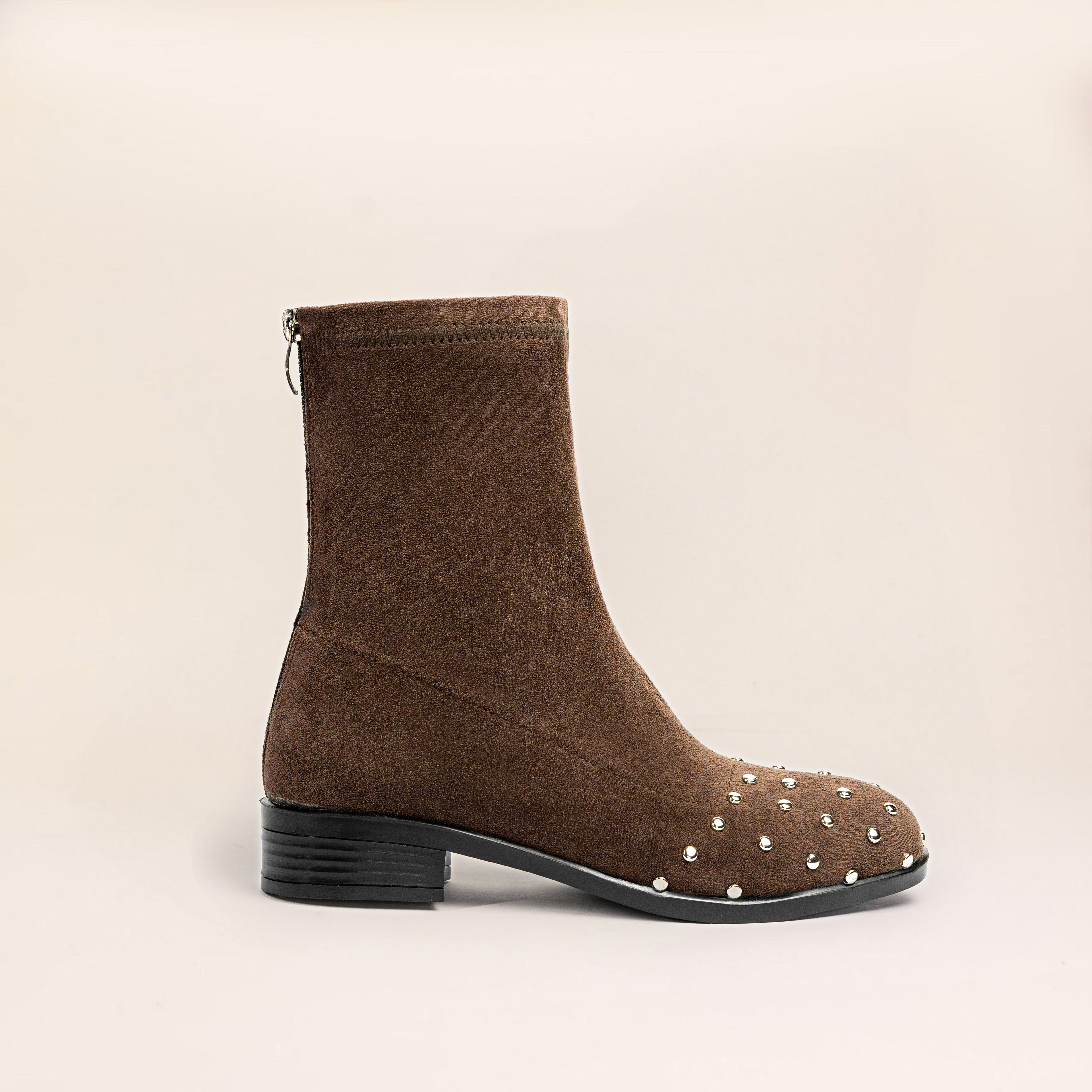 Flora Stud Boots — handcrafted women's boots from Glamsy Egypt