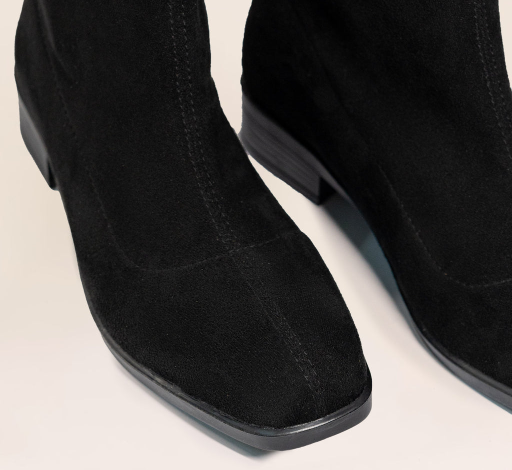 Flora Boots (Suede) — handcrafted women's boots from Glamsy Egypt