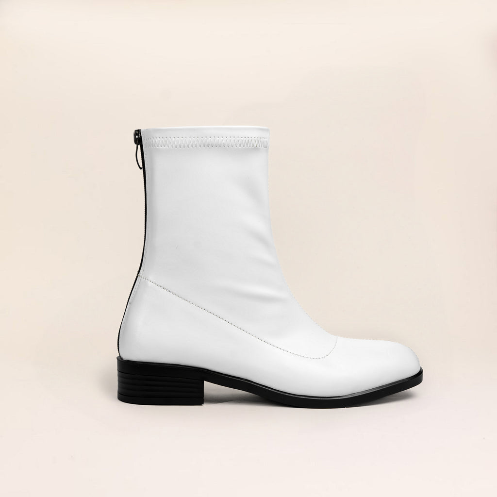 Flora Boots (Leather) — handcrafted women's boots from Glamsy Egypt