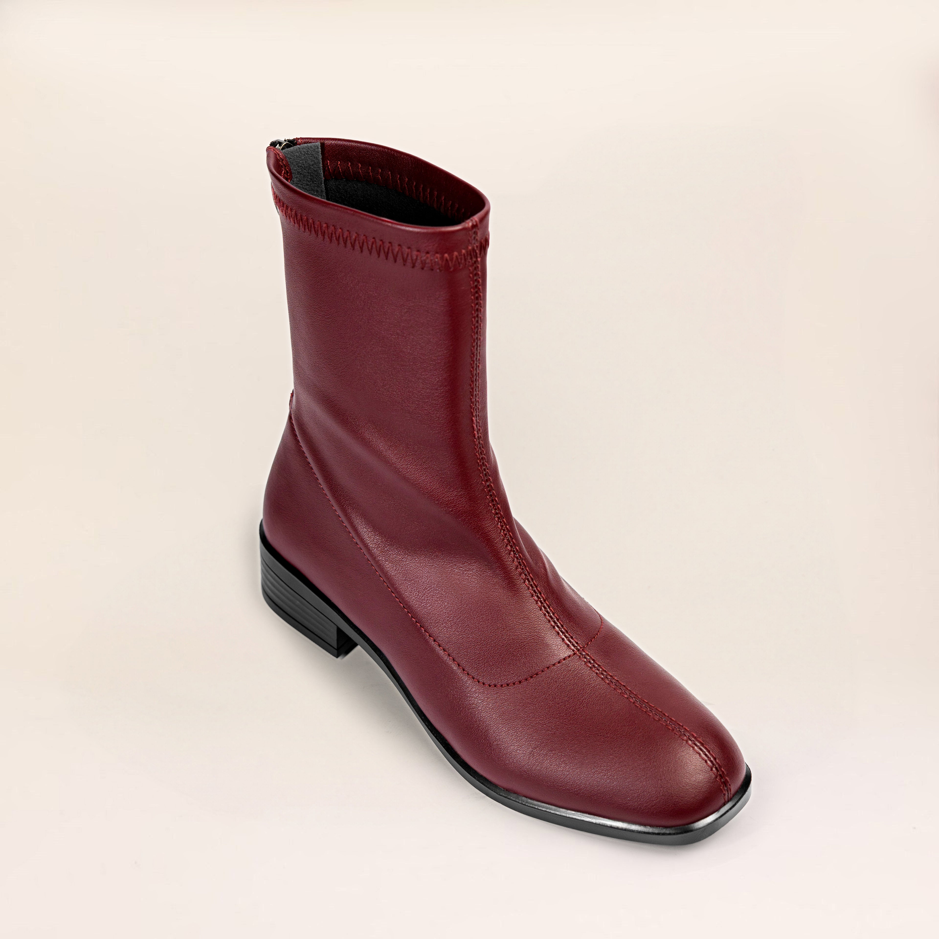 Flora Boots (Leather) — handcrafted women's boots from Glamsy Egypt