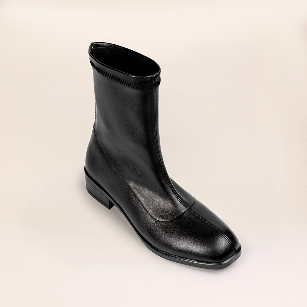 Flora Boots (Leather) — handcrafted women's boots from Glamsy Egypt