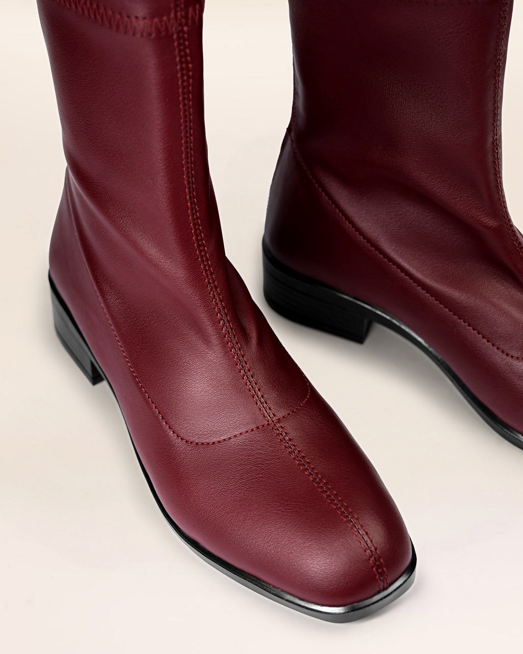 Flora Boots (Leather) — handcrafted women's boots from Glamsy Egypt