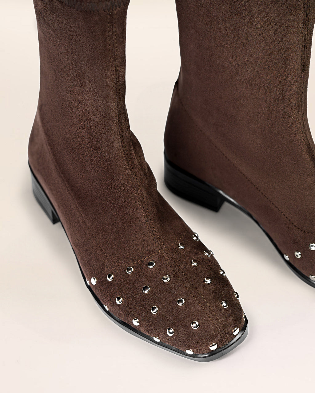 Flora Stud Boots — handcrafted women's boots from Glamsy Egypt