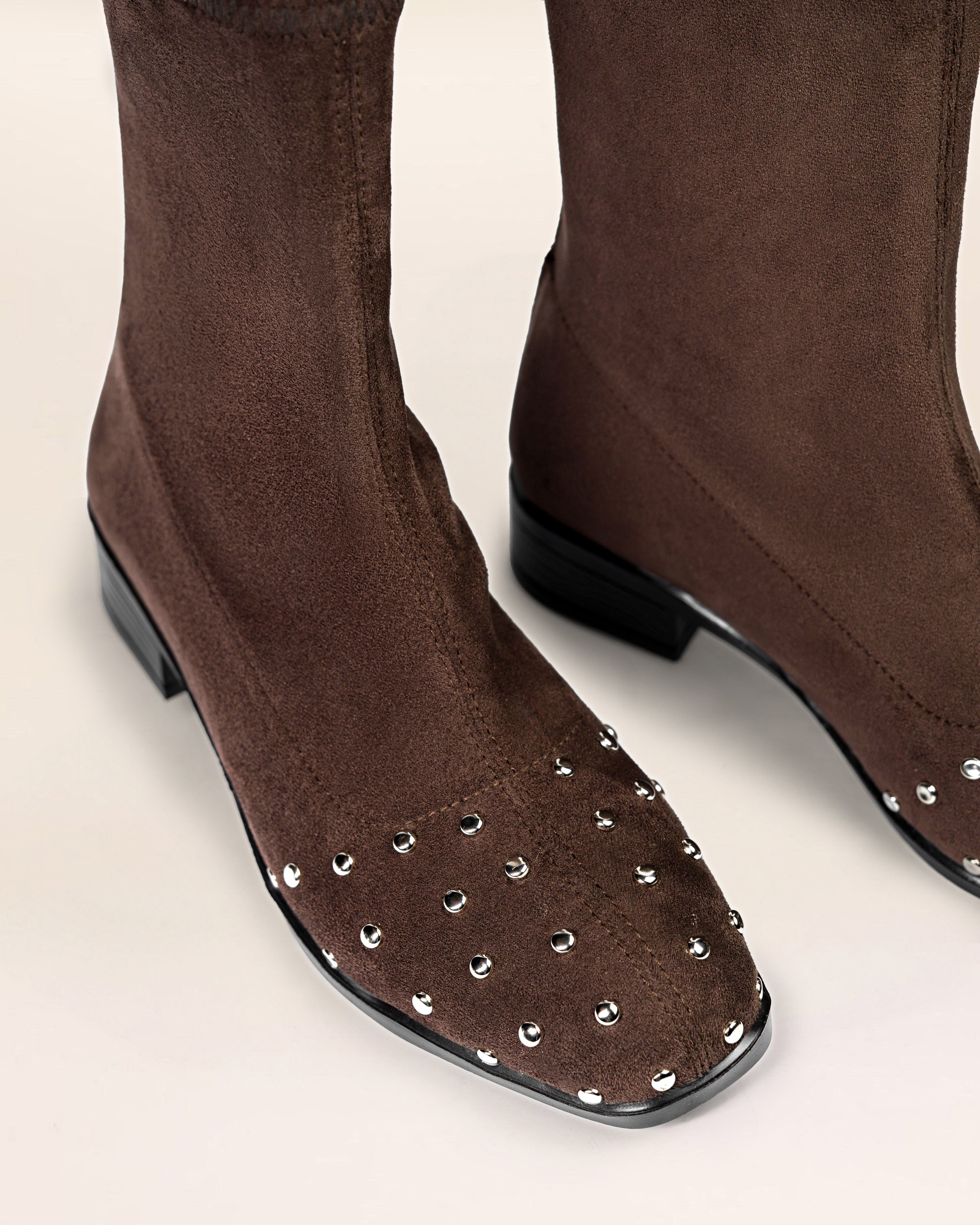 Flora Stud Boots — handcrafted women's boots from Glamsy Egypt