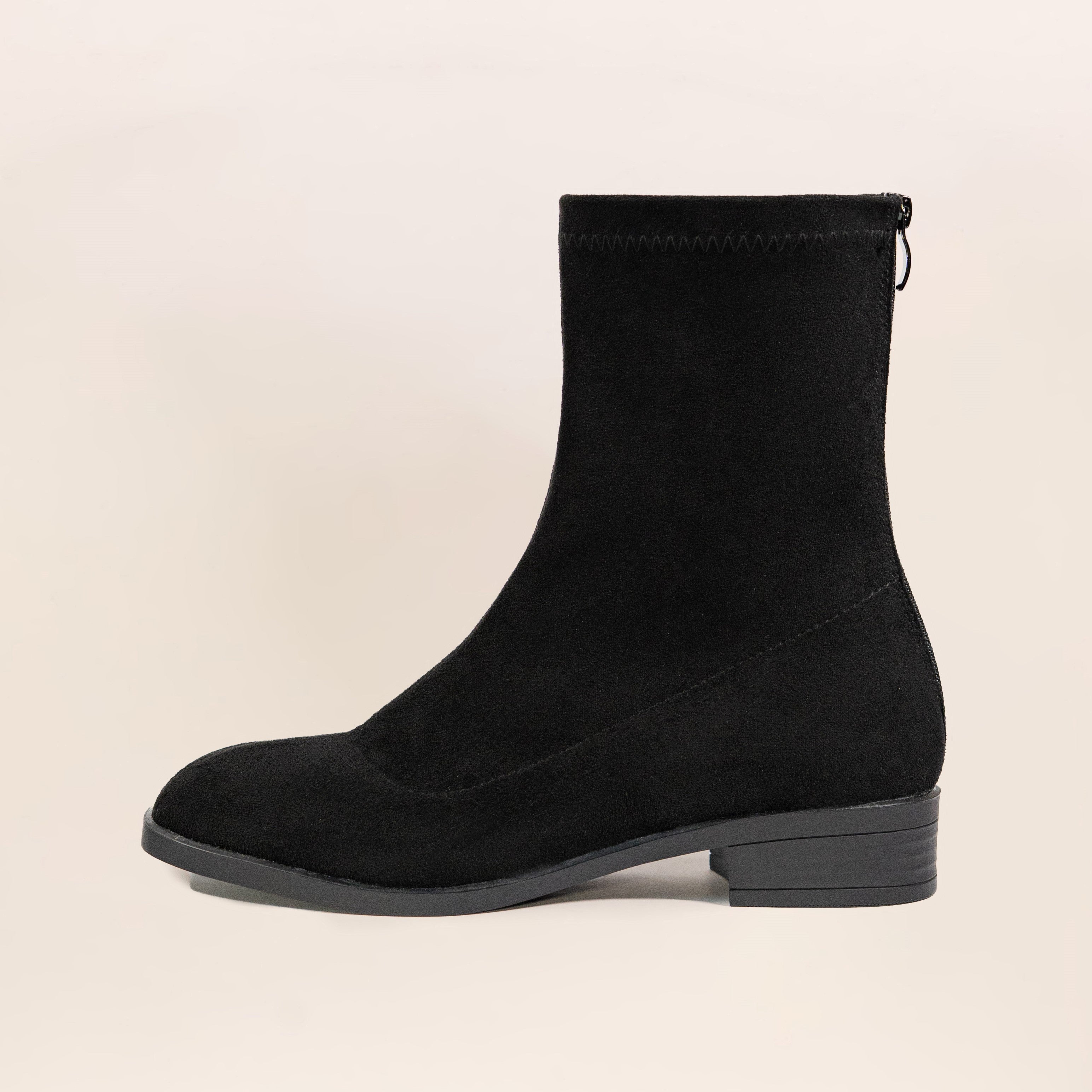Flora Boots (Suede) — handcrafted women's boots from Glamsy Egypt