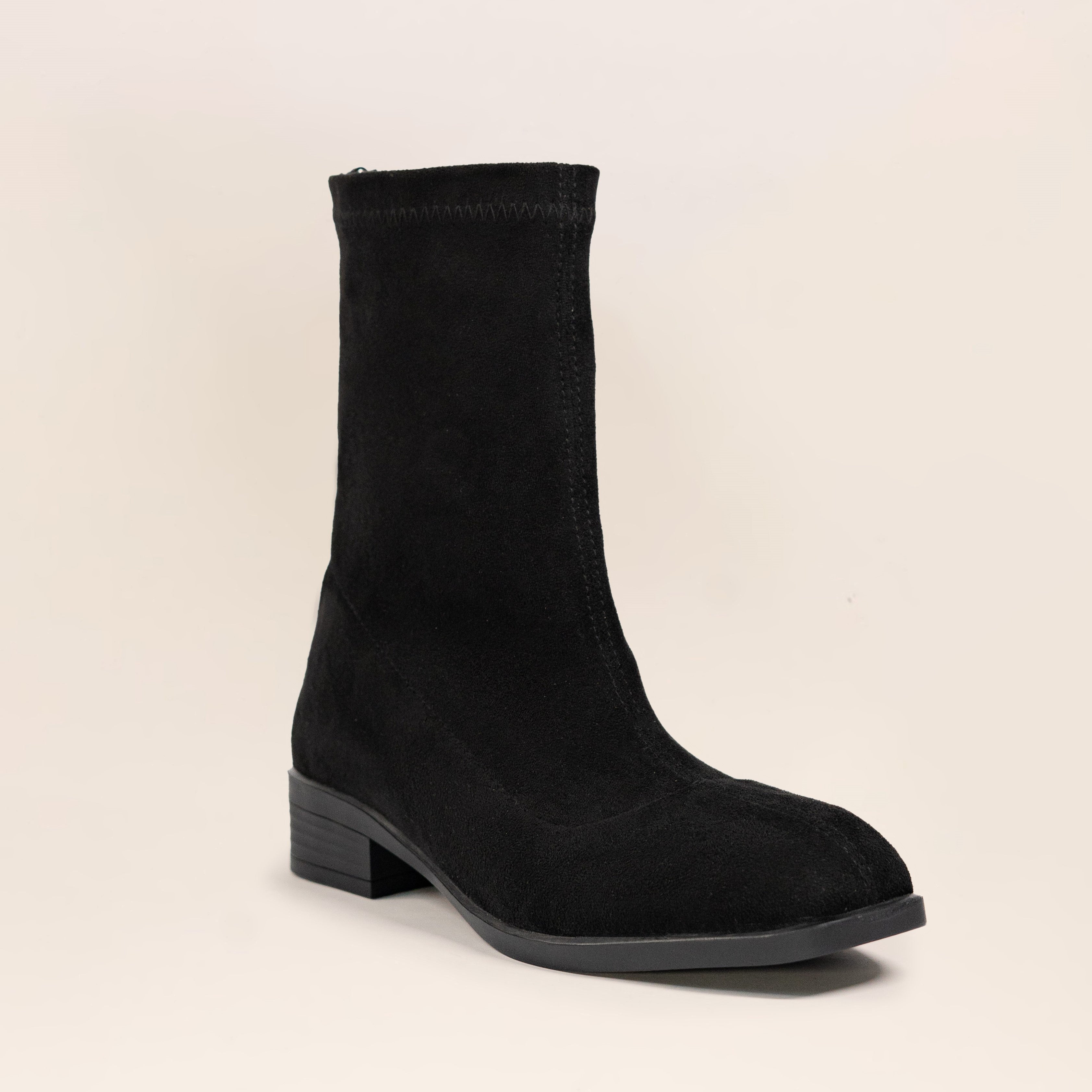 Flora Boots (Suede) — handcrafted women's boots from Glamsy Egypt