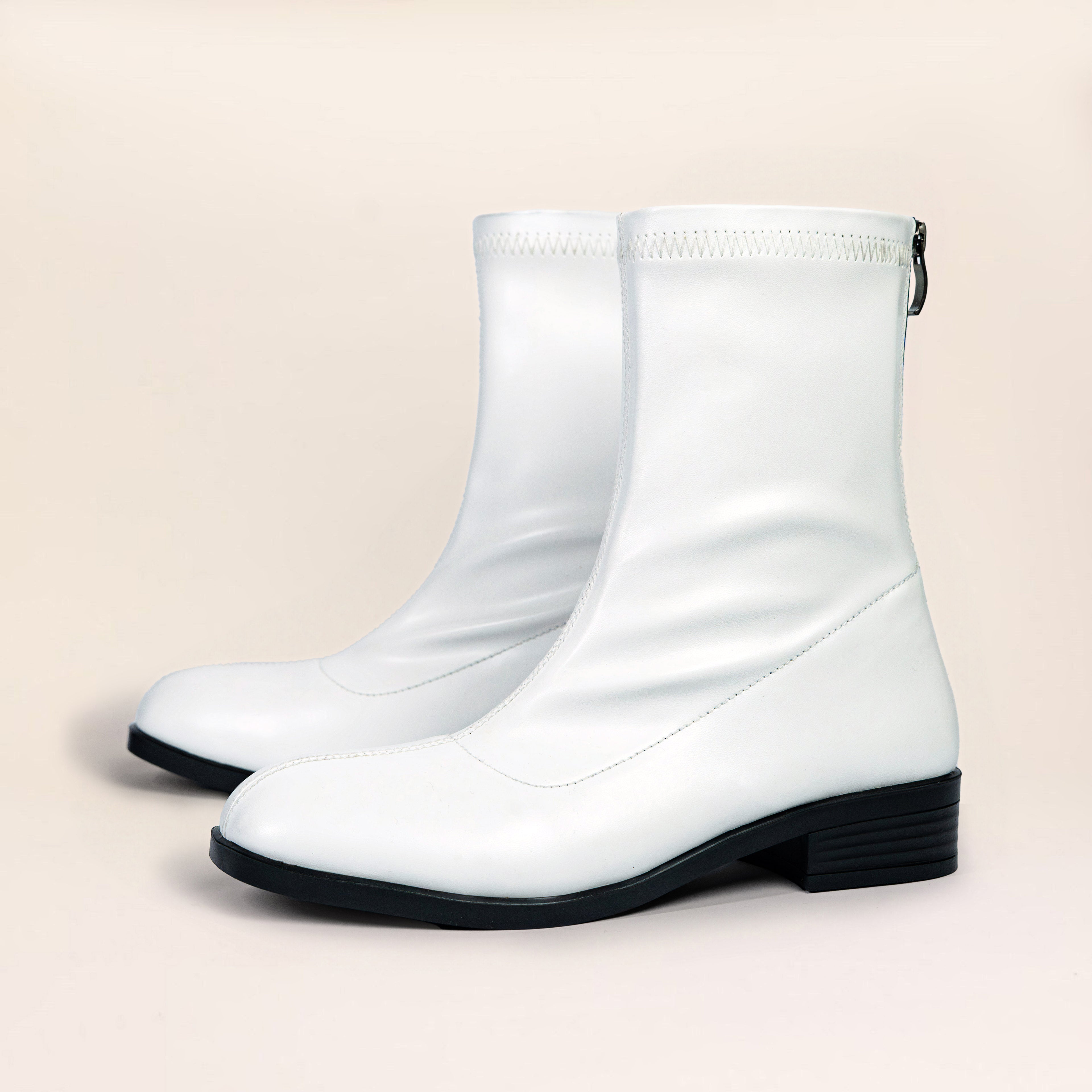 Flora Boots (Leather) — handcrafted women's boots from Glamsy Egypt