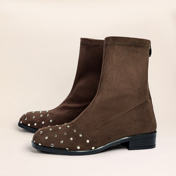 Flora Stud Boots