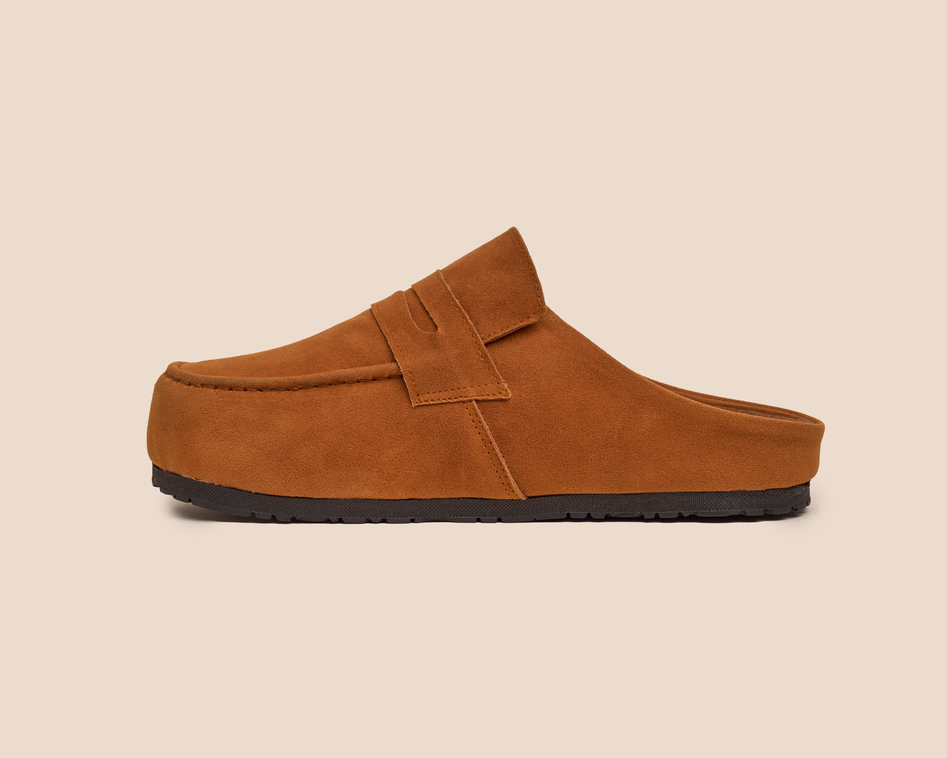 Veloura Clogs (Suede) — handcrafted women's clogs from Glamsy Egypt