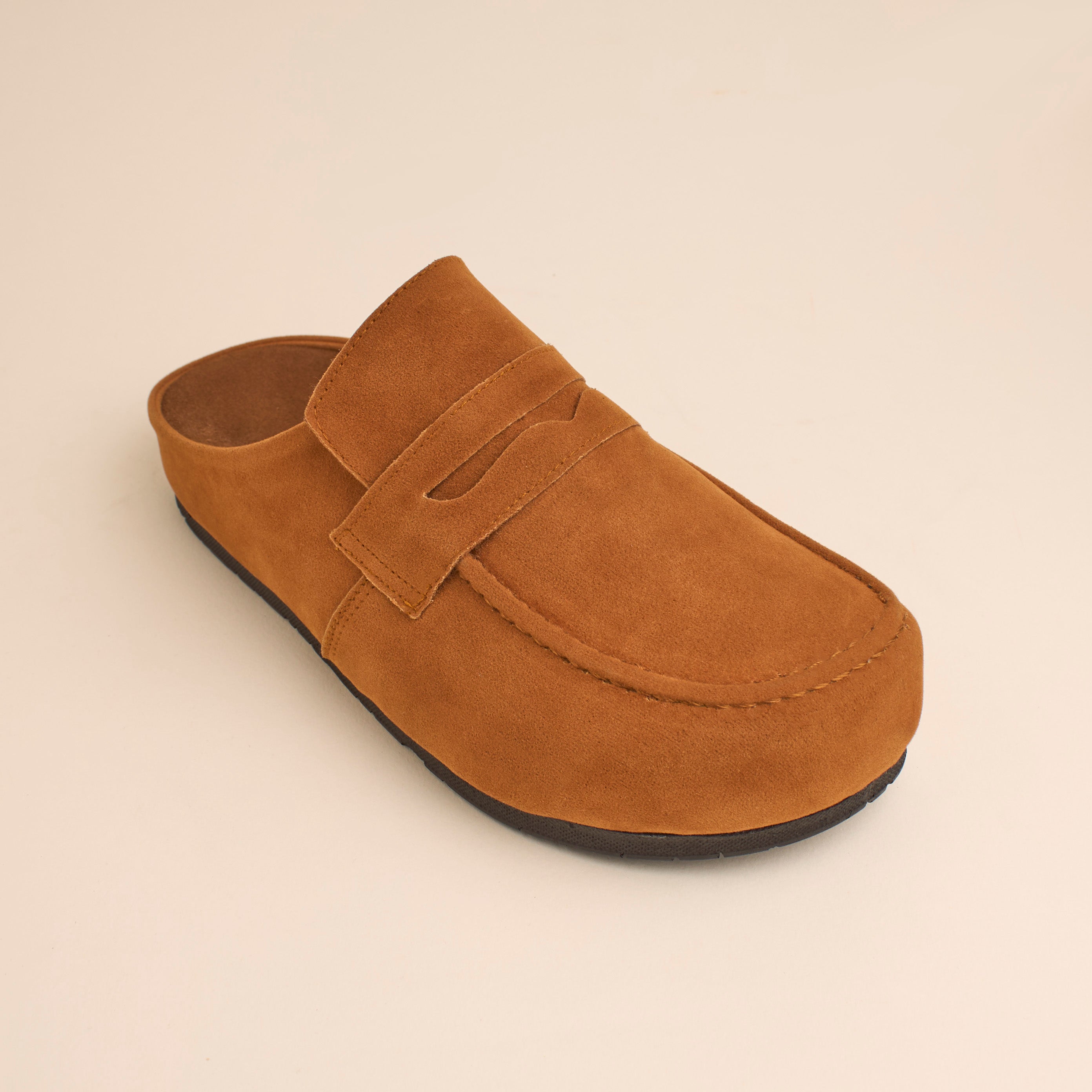 Veloura Clogs (Suede) — handcrafted women's clogs from Glamsy Egypt