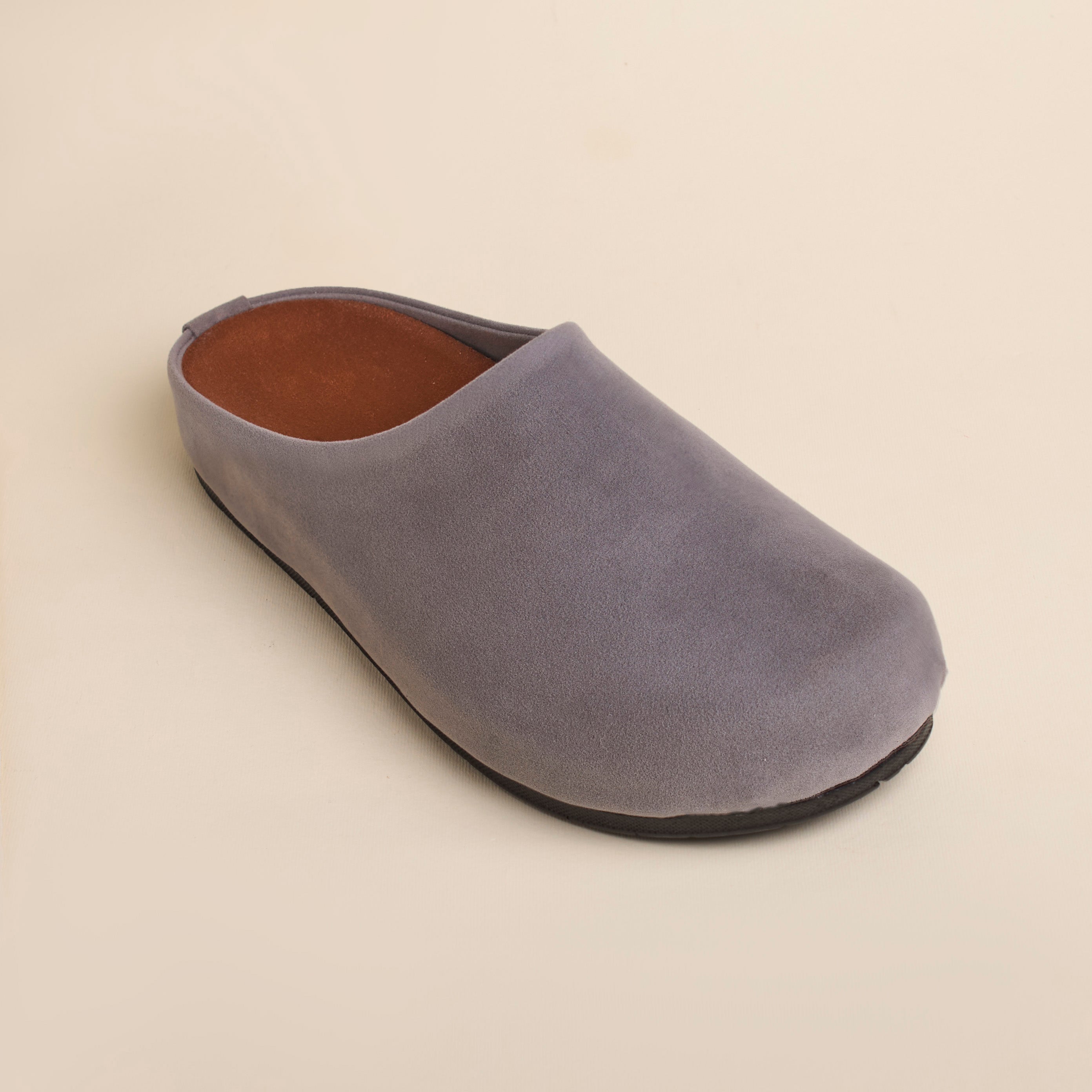 Minimal Clogs (Suede) — handcrafted women's clogs from Glamsy Egypt
