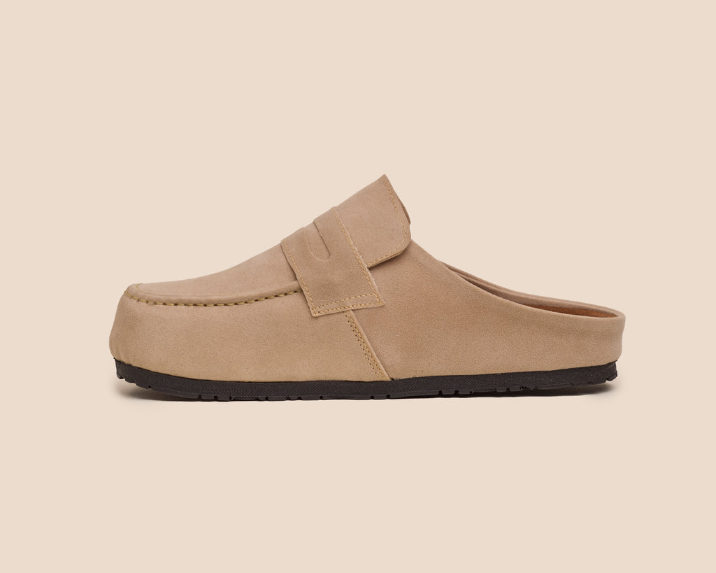 Veloura Clogs (Suede) — handcrafted women's clogs from Glamsy Egypt
