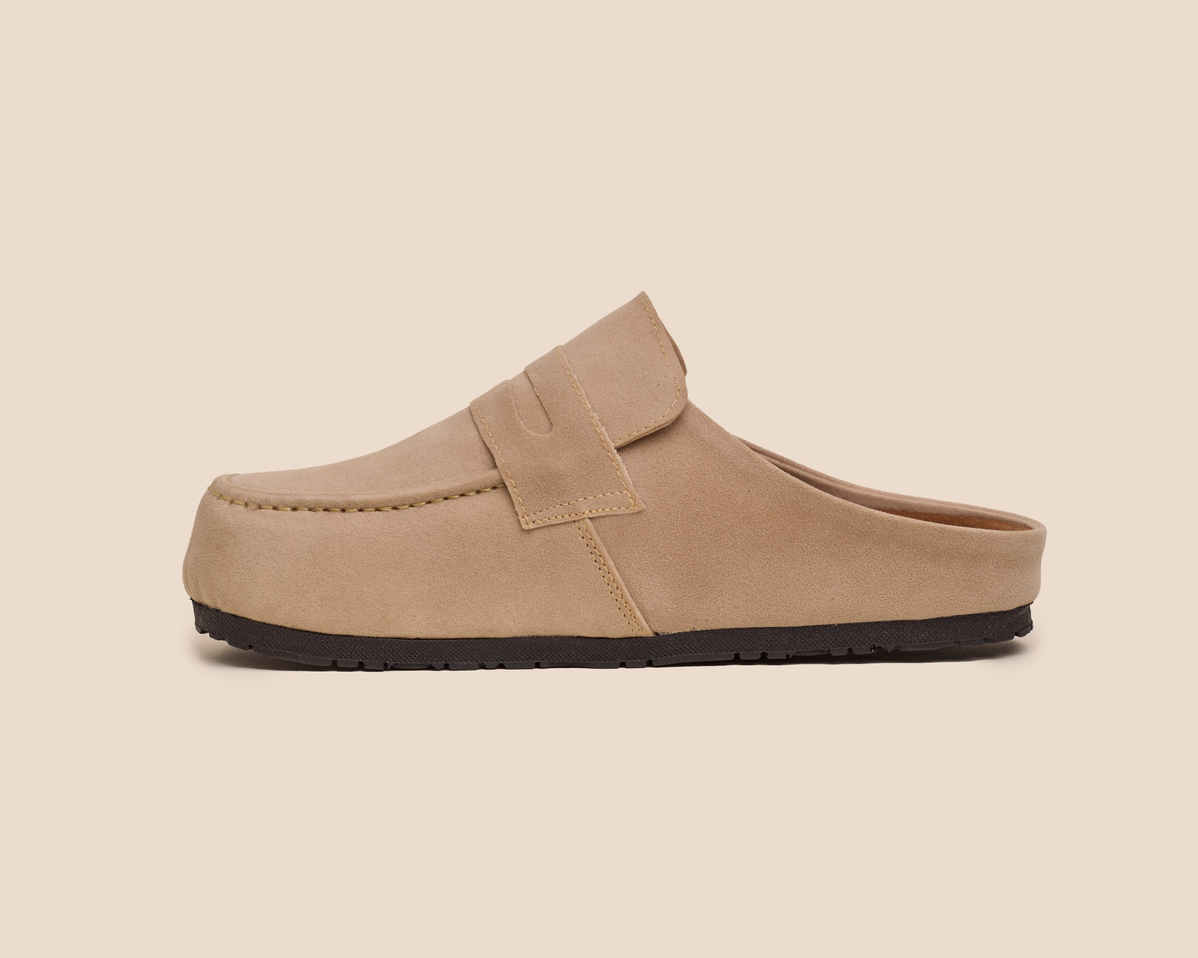 Veloura Clogs (Suede) — handcrafted women's clogs from Glamsy Egypt