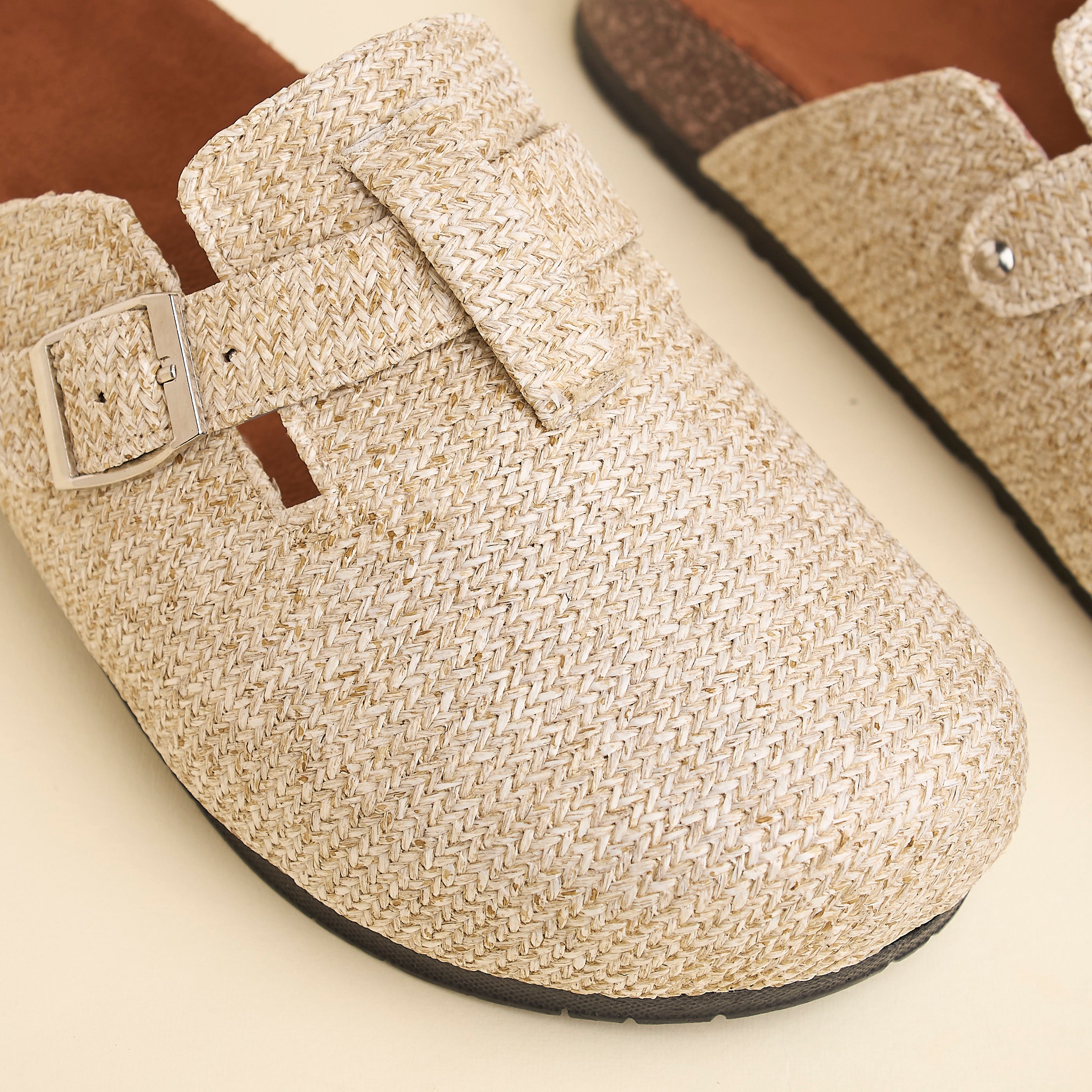 Glamy Clogs (Jute) — handcrafted women's clogs from Glamsy Egypt