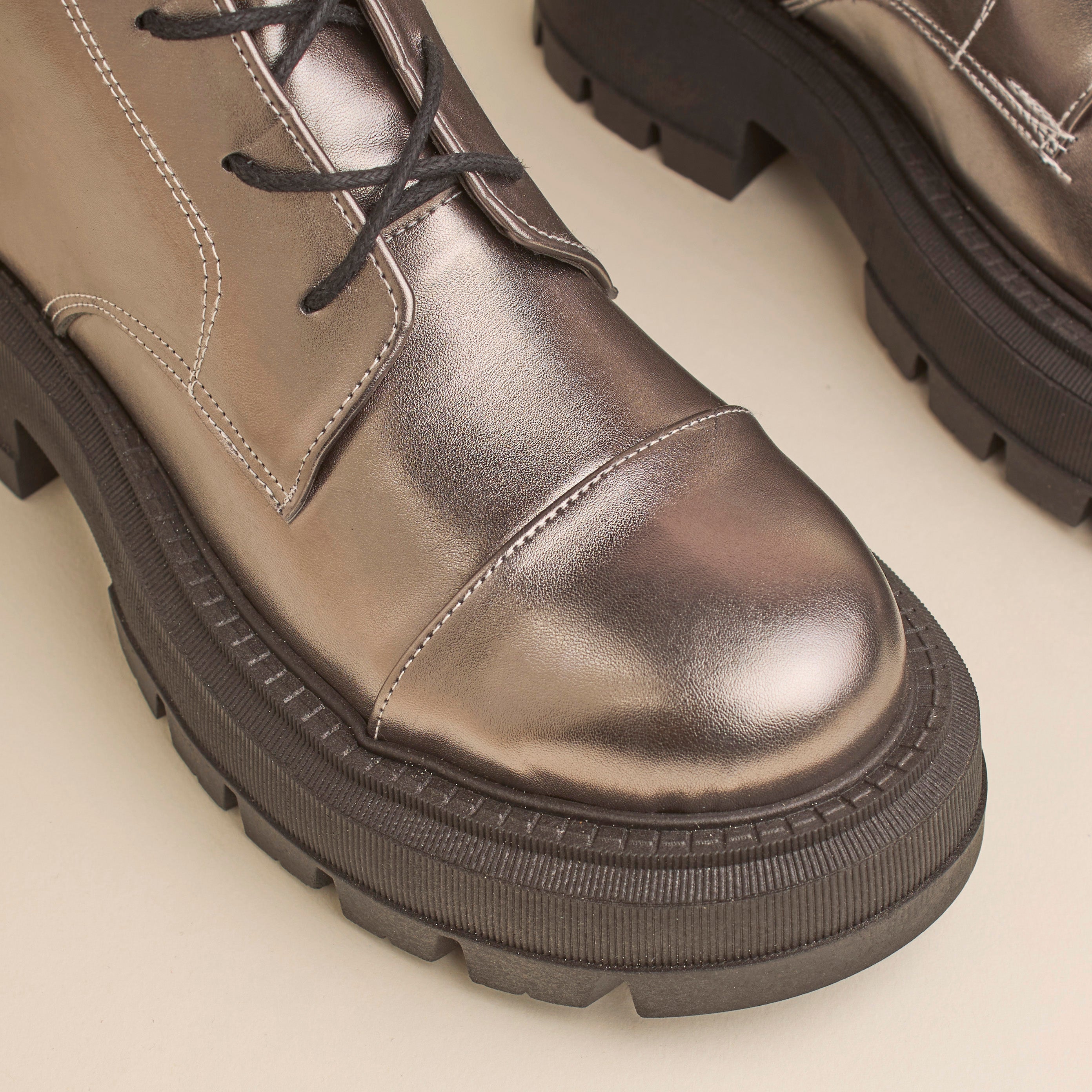 Nova Boots (Metallic) — handcrafted women's boots from Glamsy Egypt