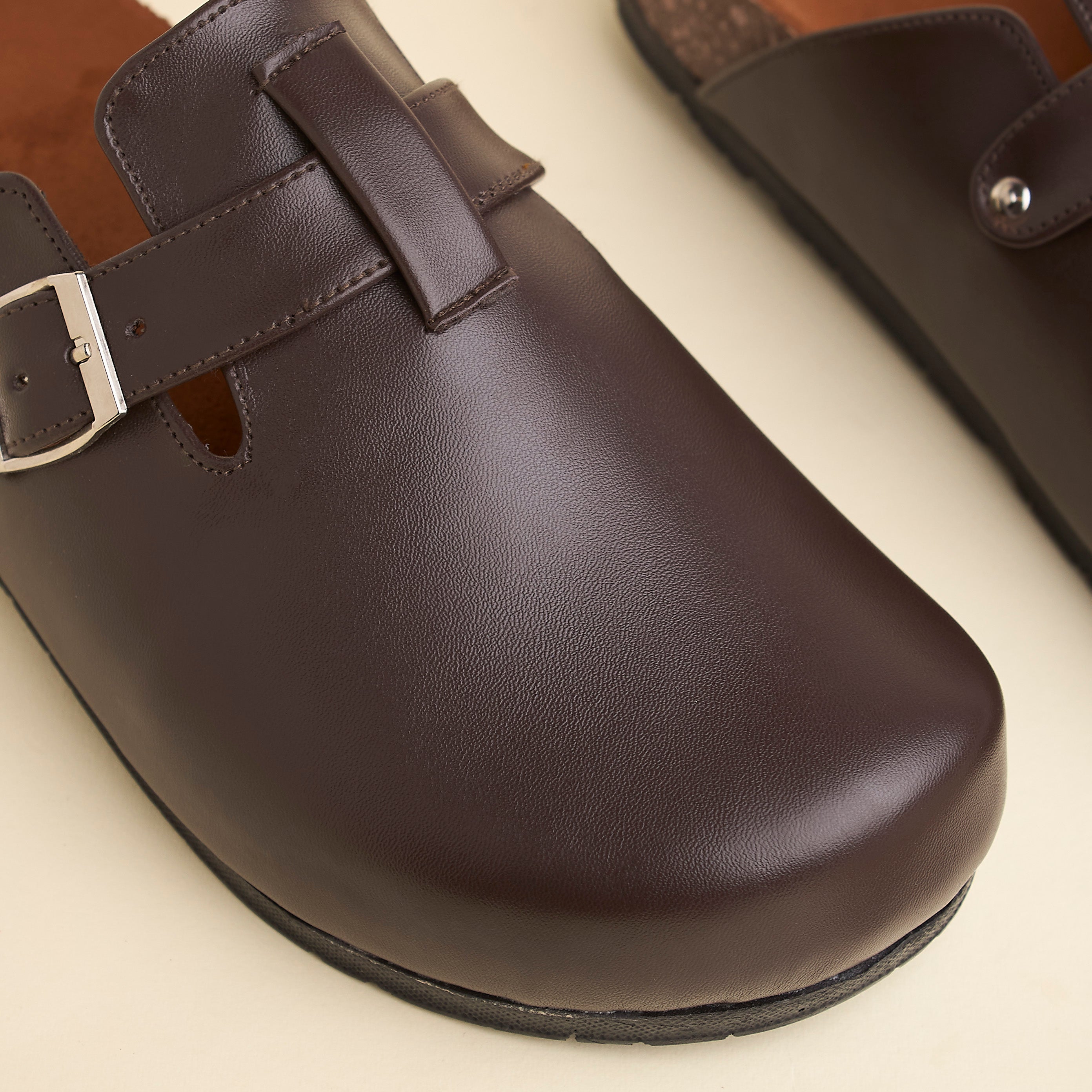 Glamy Clogs (Leather) — handcrafted women's clogs from Glamsy Egypt