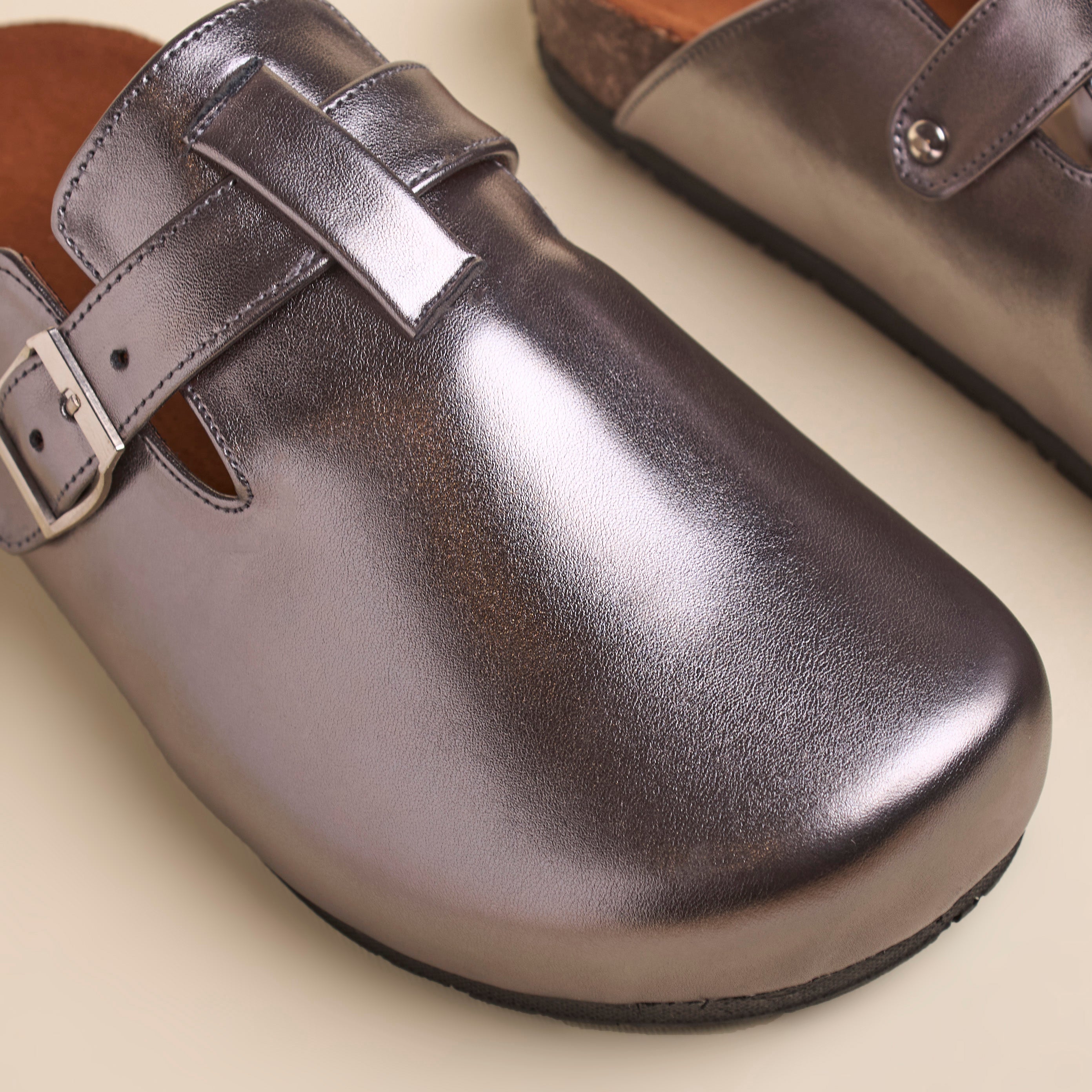 Glamy Clogs (Metallic) — handcrafted women's clogs from Glamsy Egypt