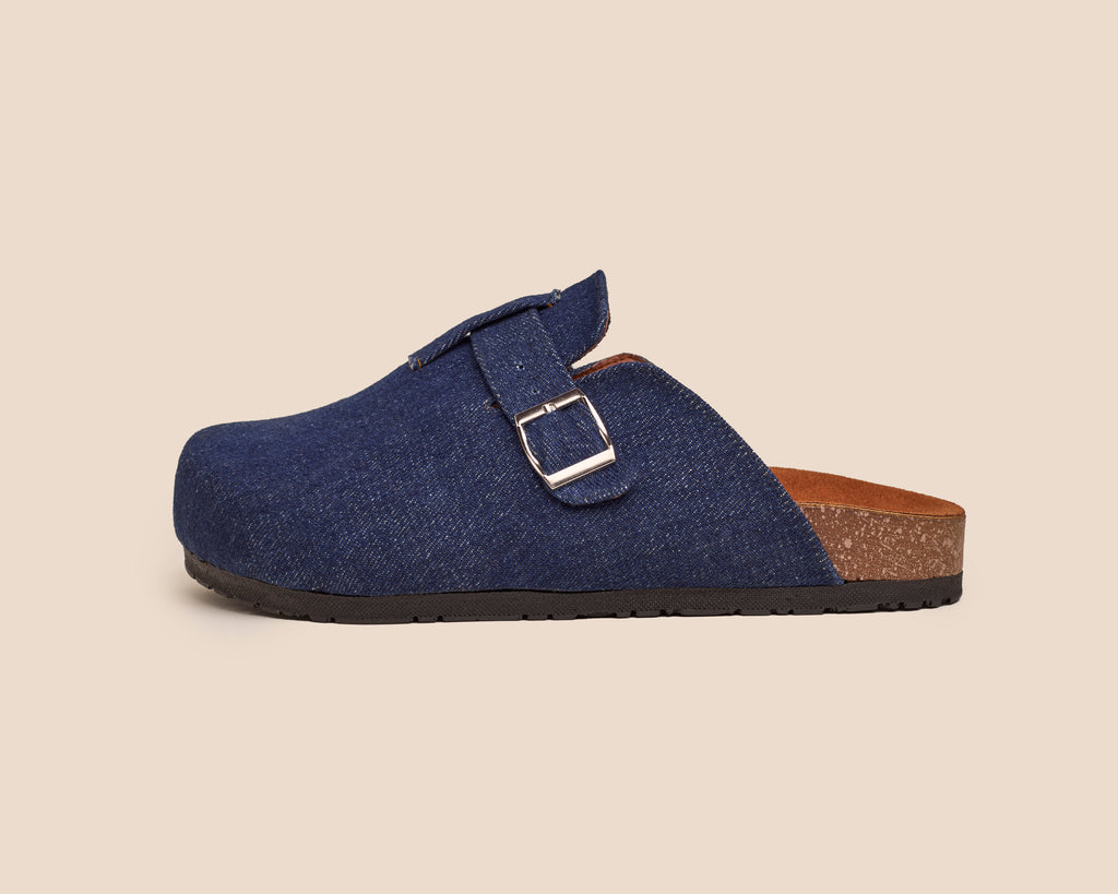 Glamy Clogs (Denim) — handcrafted women's clogs from Glamsy Egypt