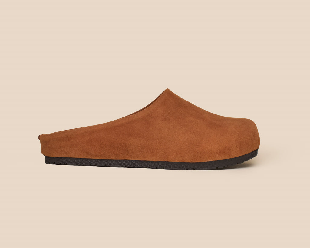 Minimal Clogs (Suede) — handcrafted women's clogs from Glamsy Egypt