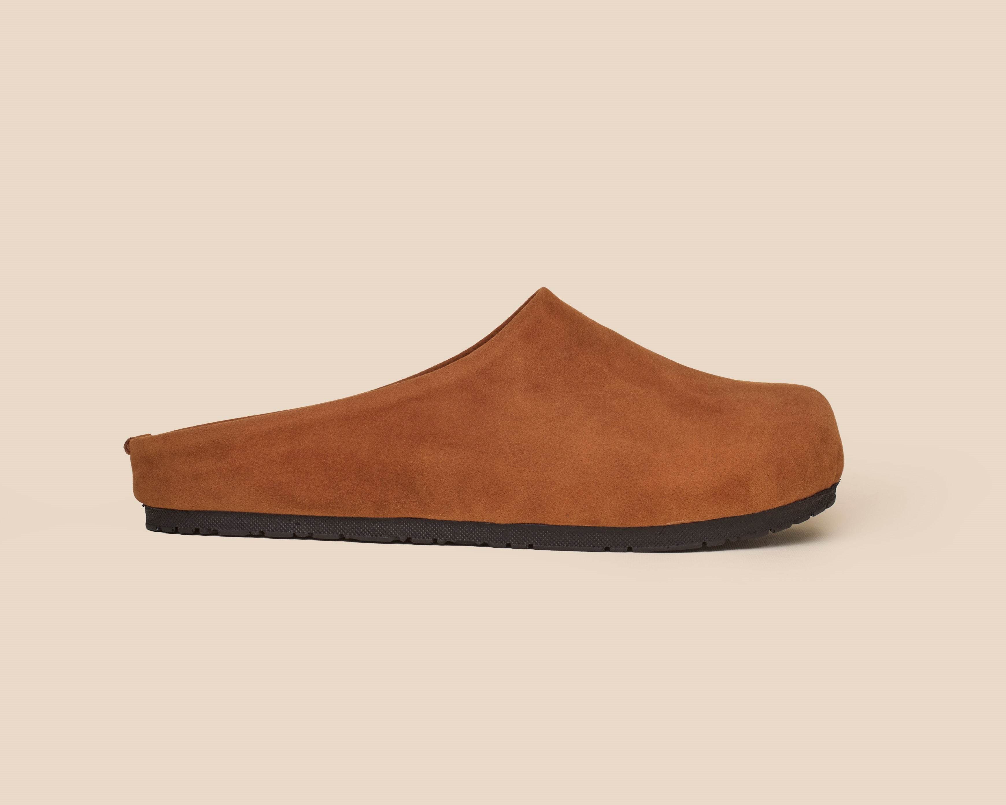 Minimal Clogs (Suede) — handcrafted women's clogs from Glamsy Egypt