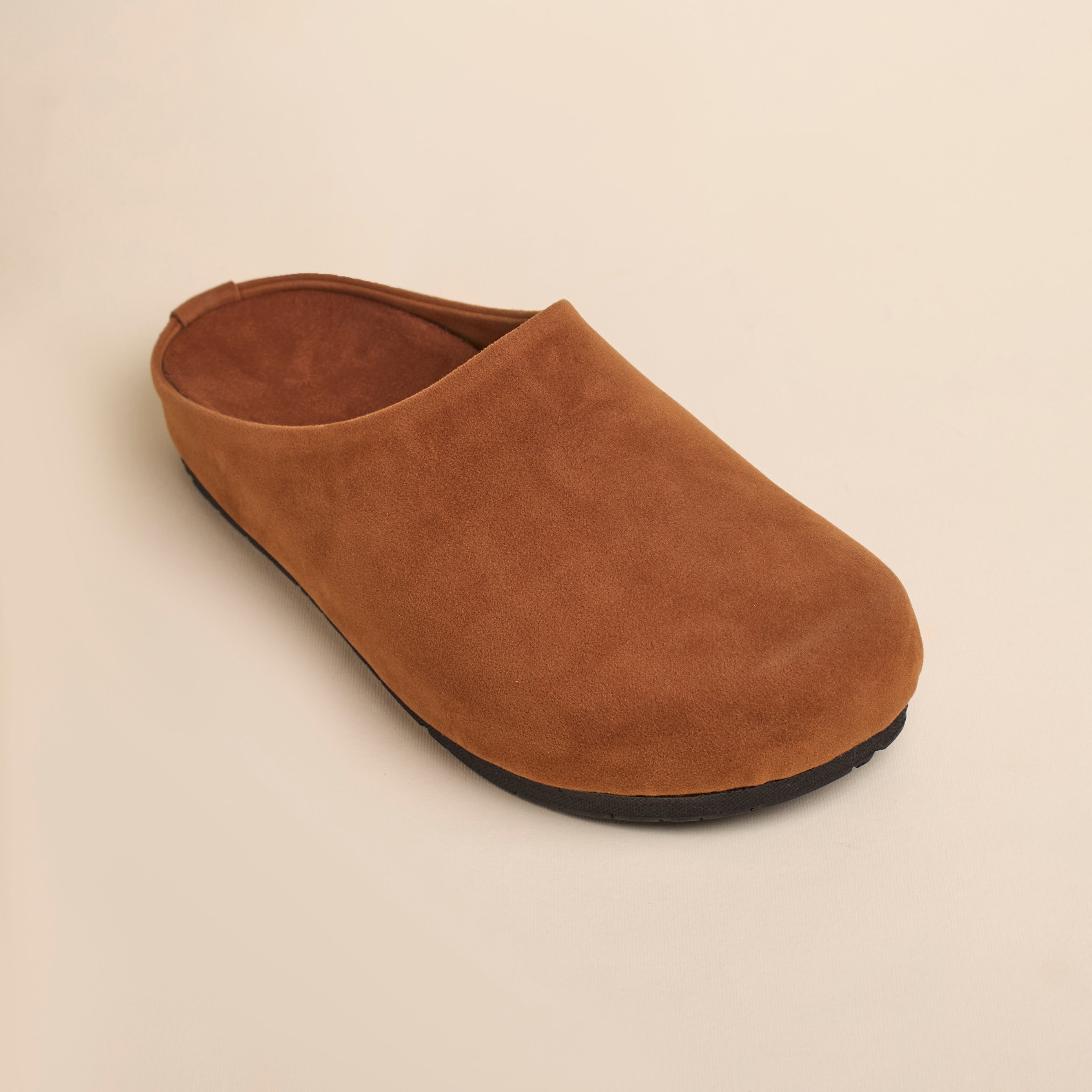 Minimal Clogs (Suede) — handcrafted women's clogs from Glamsy Egypt