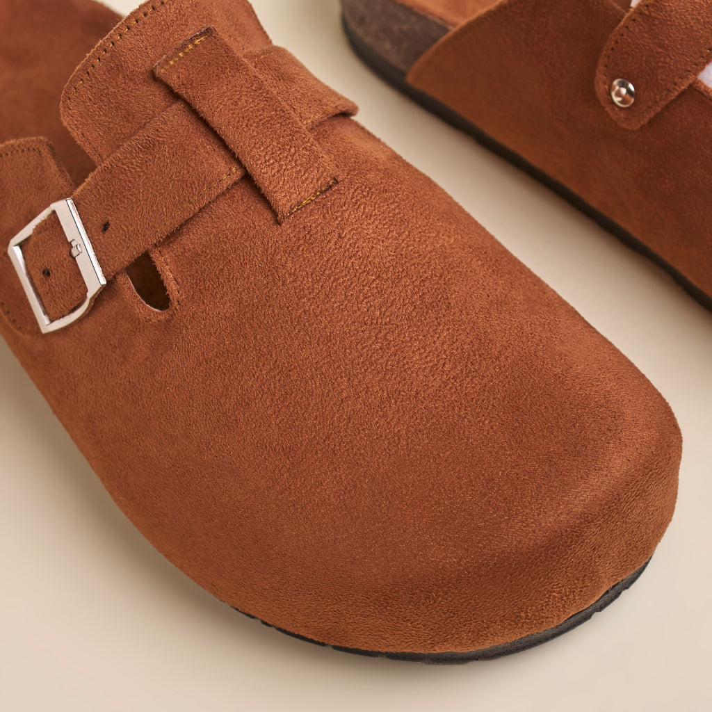Glamy Clogs (Suede) — handcrafted women's clogs from Glamsy Egypt