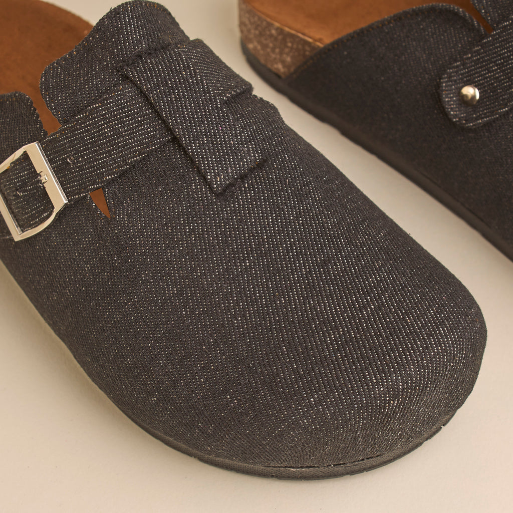 Glamy Clogs (Denim) — handcrafted women's clogs from Glamsy Egypt
