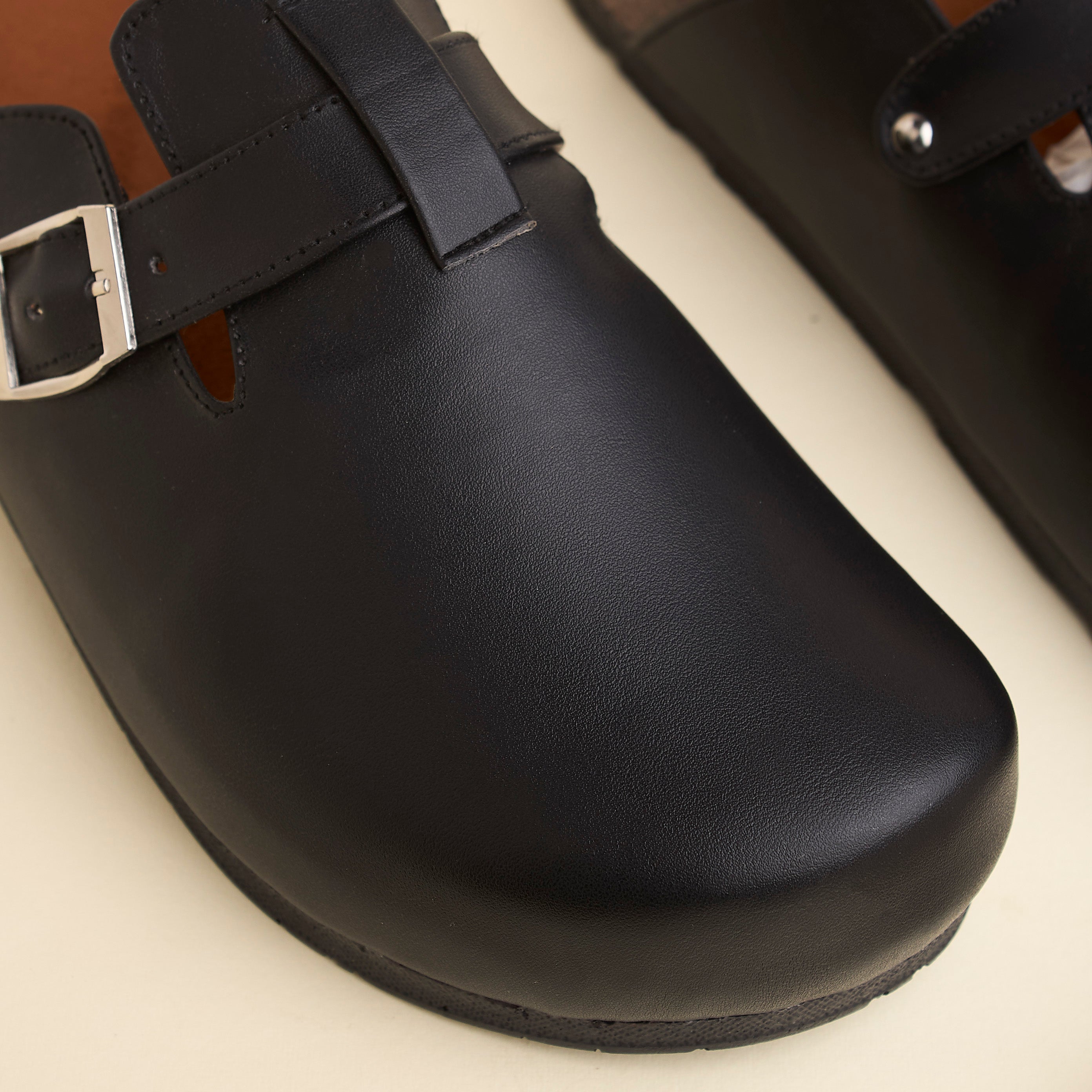 Glamy Clogs (Leather) — handcrafted women's clogs from Glamsy Egypt