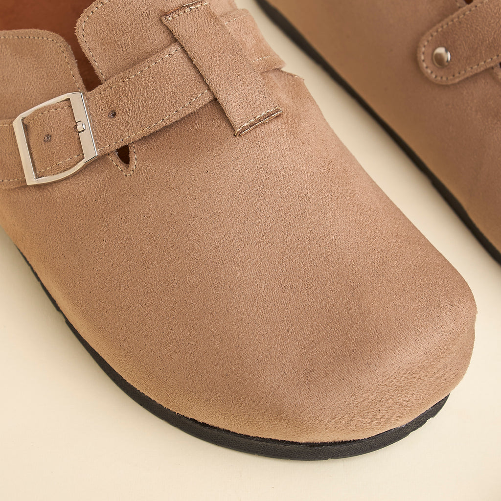 Glamy Clogs (Suede) — handcrafted women's clogs from Glamsy Egypt