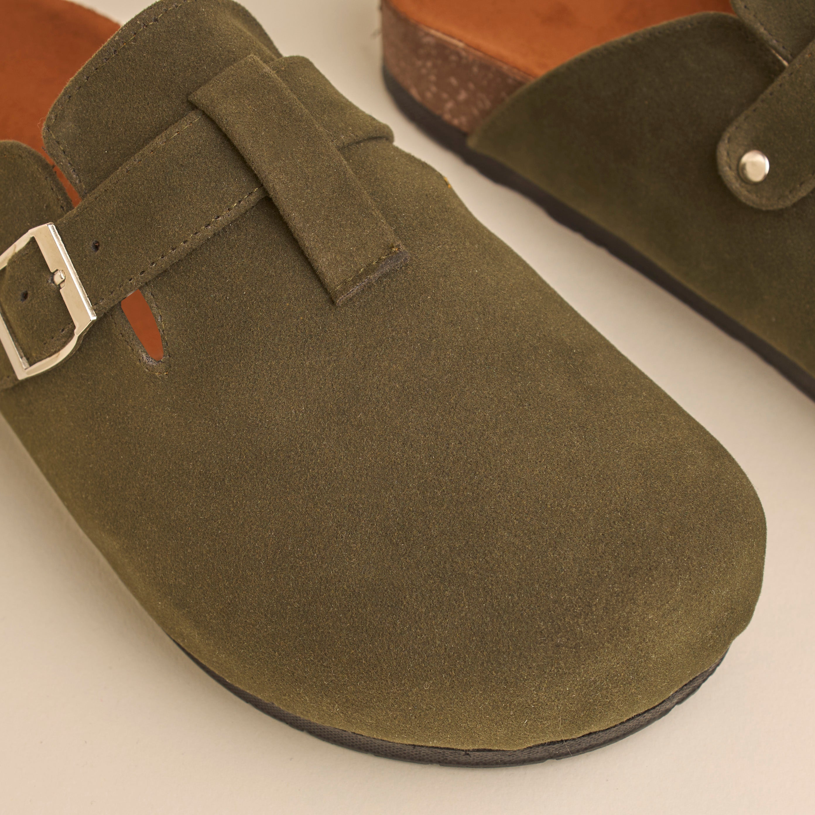 Glamy Clogs (Suede) — handcrafted women's clogs from Glamsy Egypt