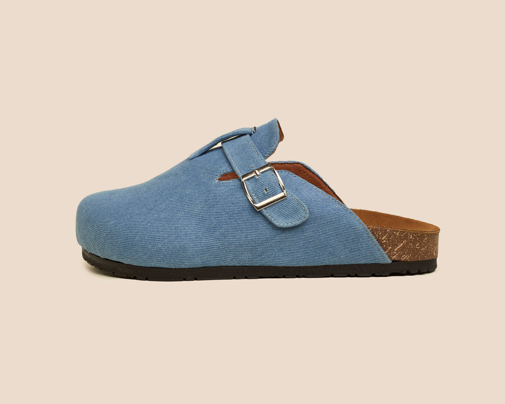 Glamy Clogs (Denim) — handcrafted women's clogs from Glamsy Egypt