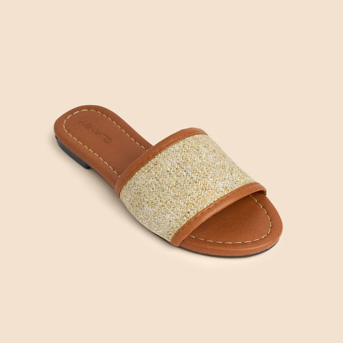 Alora Slippers — handcrafted women's slippers from Glamsy Egypt