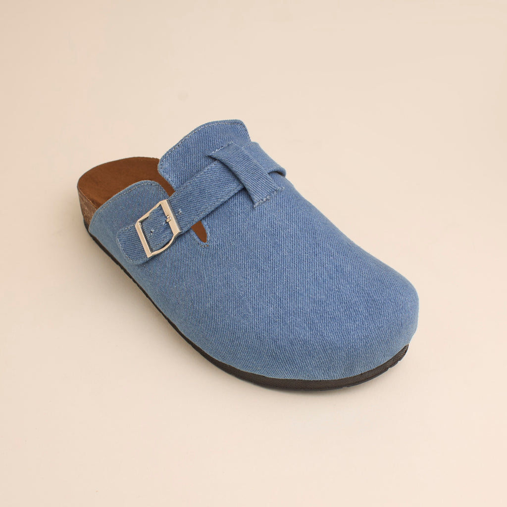 Glamy Clogs (Denim) — handcrafted women's clogs from Glamsy Egypt