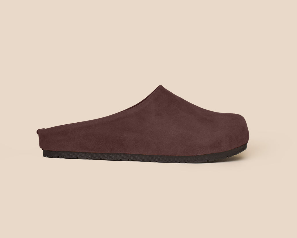 Minimal Clogs (Suede) — handcrafted women's clogs from Glamsy Egypt