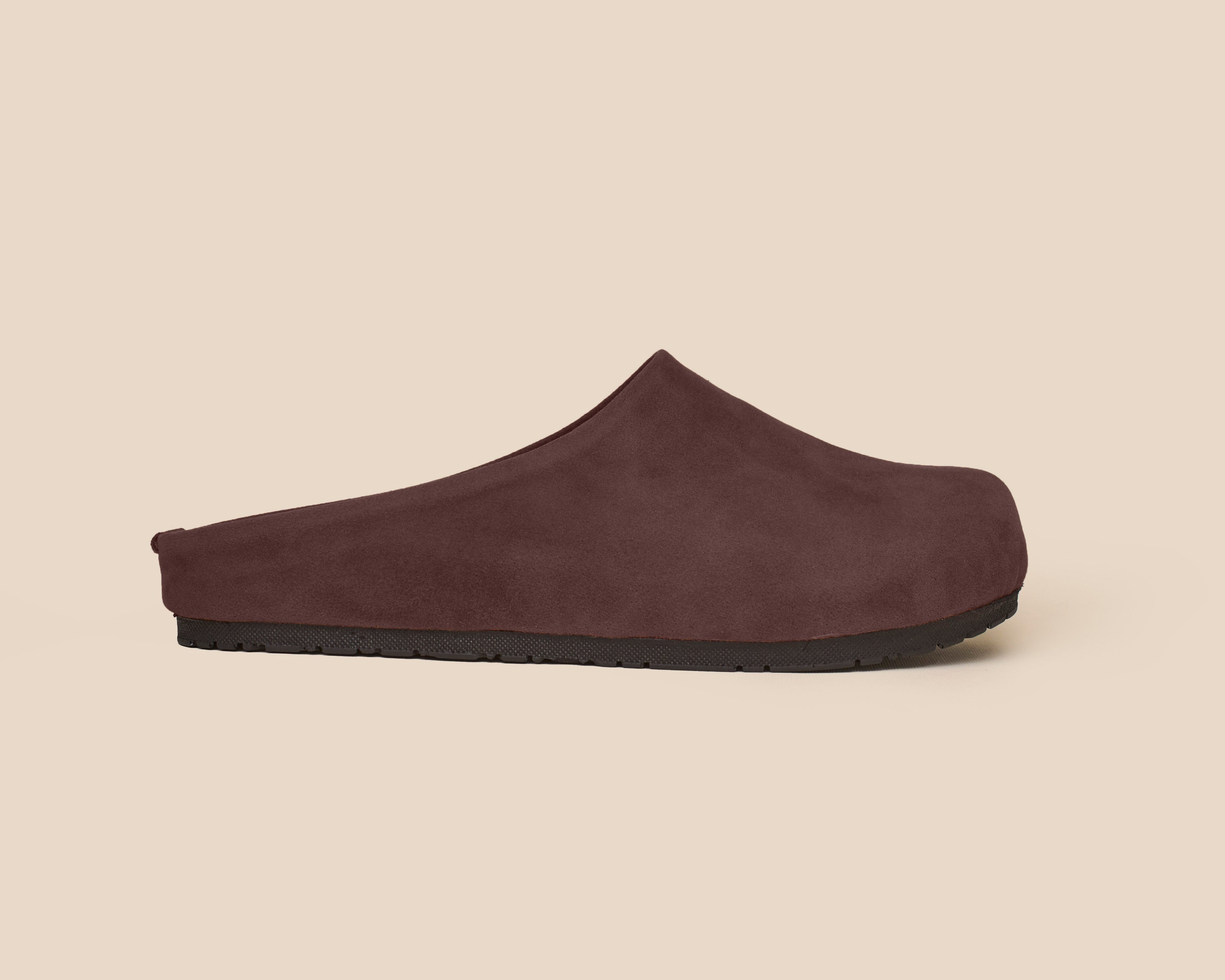 Minimal Clogs (Suede) — handcrafted women's clogs from Glamsy Egypt