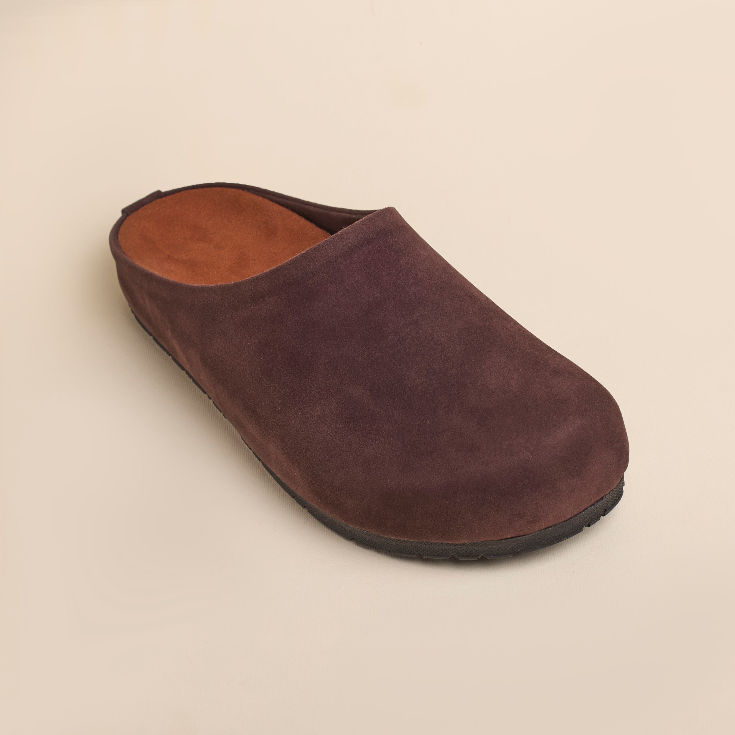 Minimal Clogs (Suede) — handcrafted women's clogs from Glamsy Egypt