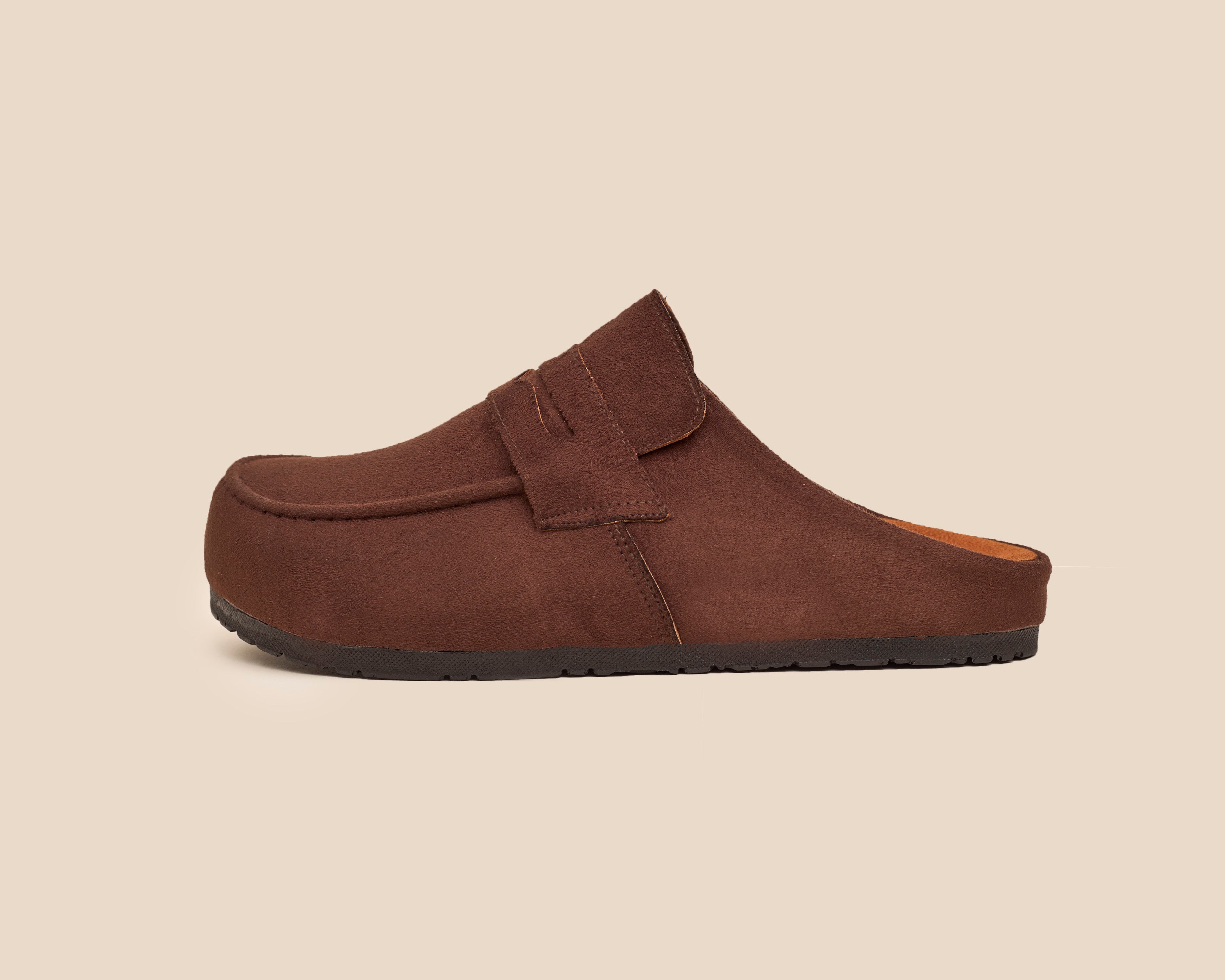 Veloura Clogs (Suede) — handcrafted women's clogs from Glamsy Egypt