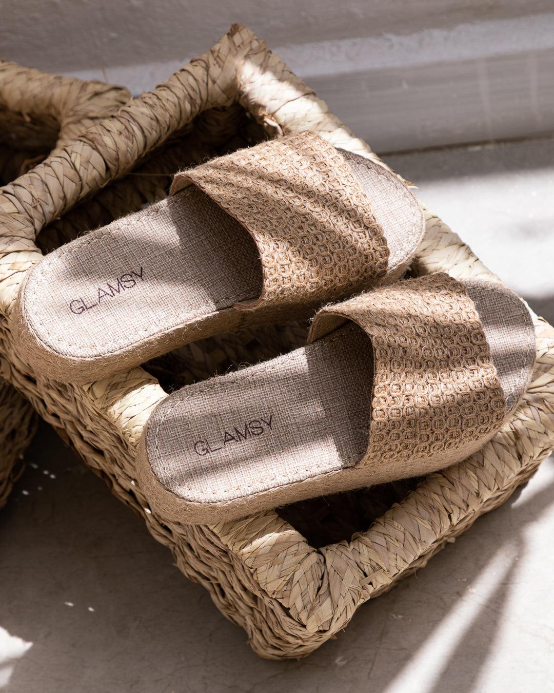 IRIS Slippers (Platform) — handcrafted women's slippers from Glamsy Egypt