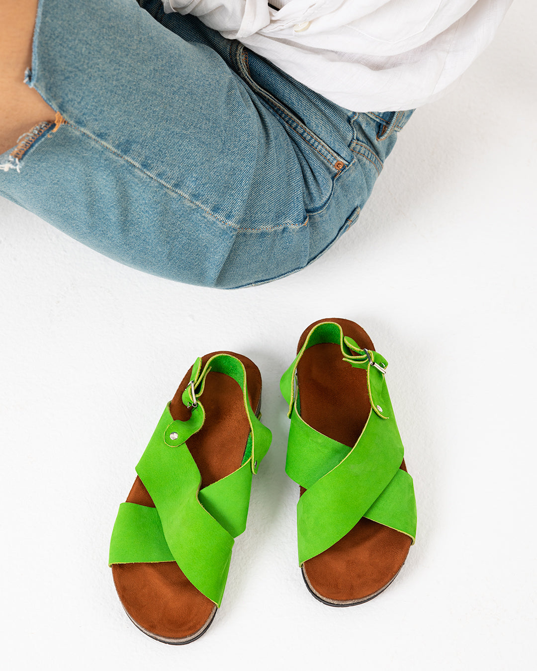 Glam Sandals (Green)