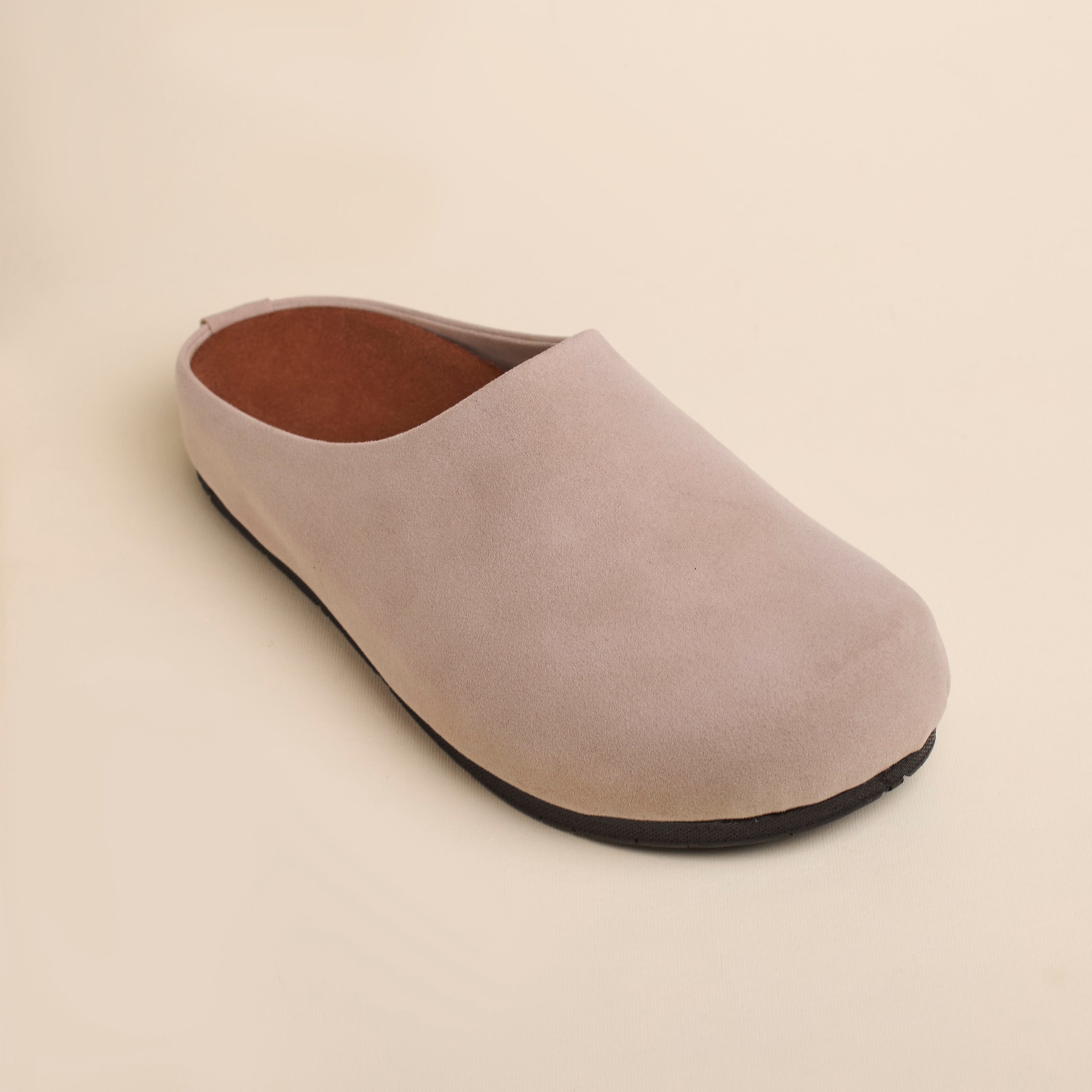 Minimal Clogs (Suede) — handcrafted women's clogs from Glamsy Egypt