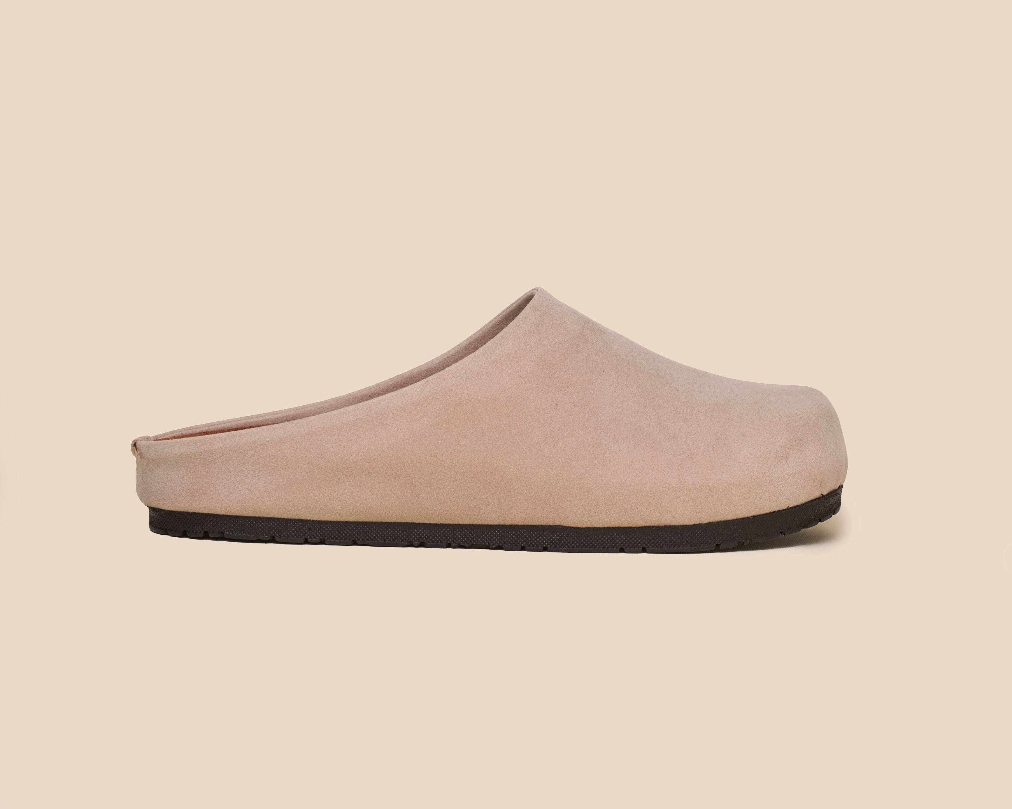 Minimal Clogs (Suede) — handcrafted women's clogs from Glamsy Egypt