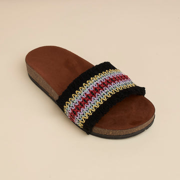 Kalinda Slippers (Black)