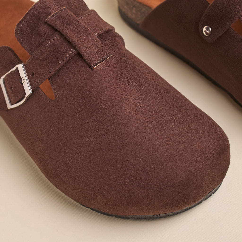 Glamy Clogs (Suede) — handcrafted women's clogs from Glamsy Egypt