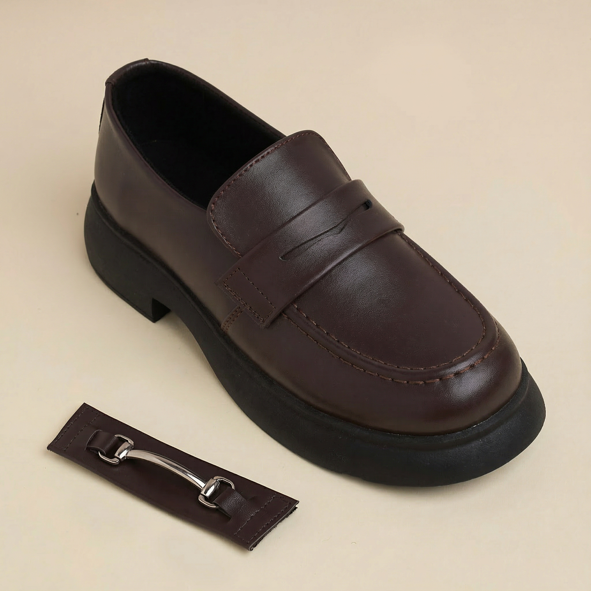 Luna Loafers — handcrafted women's loafers from Glamsy Egypt