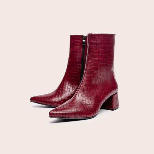 CÉLIA Croc Boots — handcrafted women's boots from Glamsy Egypt