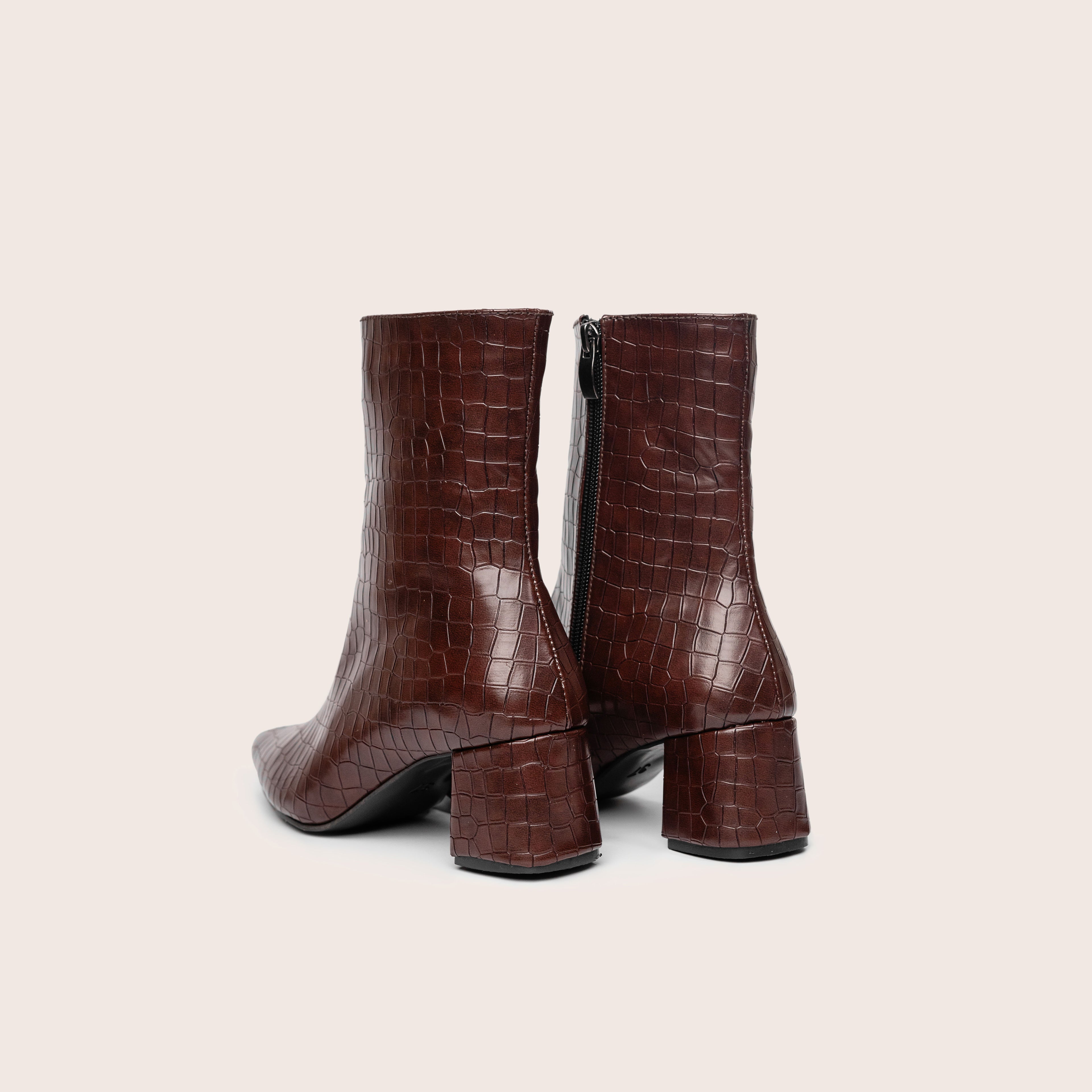CÉLIA Croc Boots — handcrafted women's boots from Glamsy Egypt